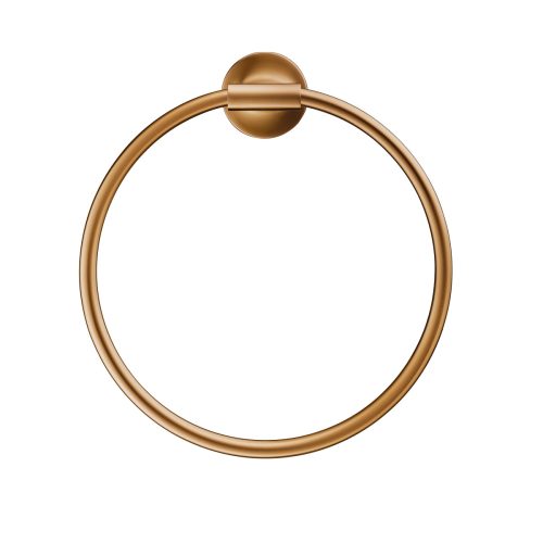 TOWEL RING BRUSHED BRONZE 0099470400