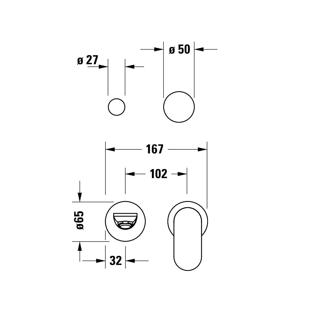 BASIN MIXER CONCEALED WA1070004004 - Image 2