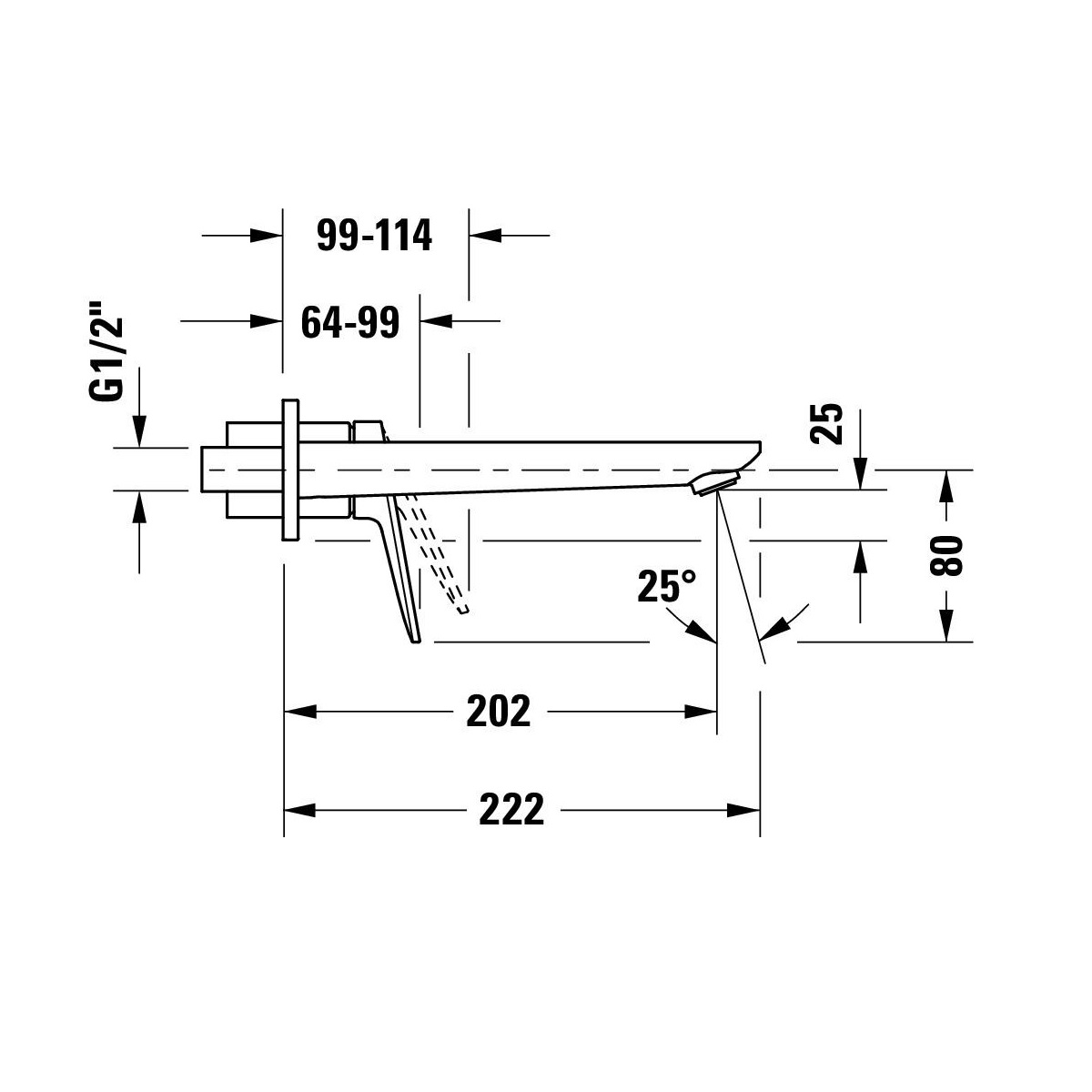 BASIN MIXER CONCEALED WA1070004004 - Image 3